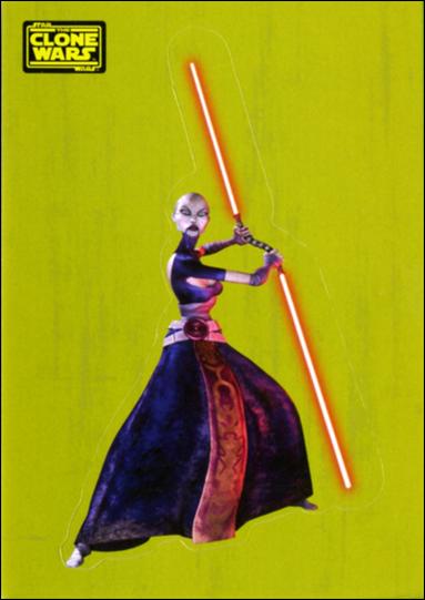 Star Wars: The Clone Wars Trading Card Stickers (Base Set) card 31 Asajj Ventress