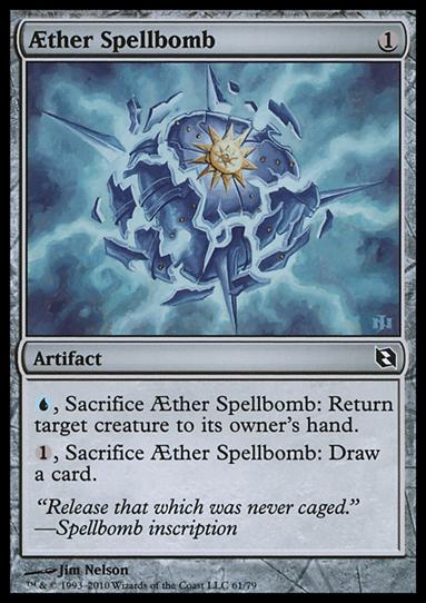 Magic the Gathering: Duel Decks: Elspeth vs. Tezzeret (Base Set) card 61 Æther Spellbomb