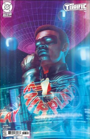 Mr. Terrific: Year One issue 3-B Rahzzah Cardstock Cover