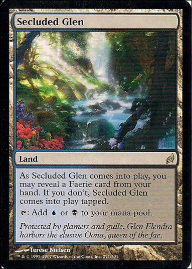 Magic the Gathering: Lorwyn (Base Set) card 271 Secluded Glen