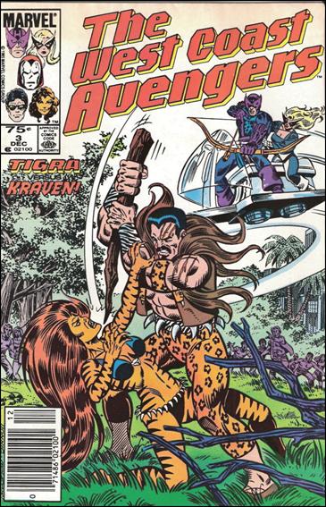 West Coast Avengers (1985) issue 3-B Canadian Price Cover