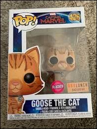 POP! Marvel figure 426-B Goose the Cat (Flocked)
