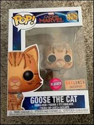 POP! Marvel figure 426-B Goose the Cat (Flocked)