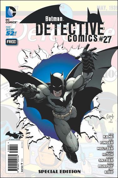 Detective Comics (2011) issue 27-I Greg Capullo Batman 75 Day Special Edition Cover