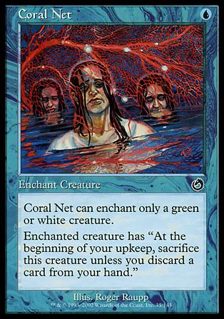 Magic the Gathering: Torment (Base Set) card 35 Coral Net