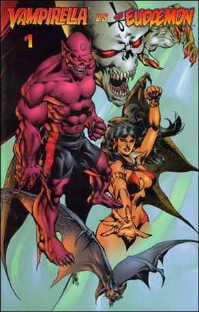 Vampirella Strikes (1995) issue 5-B Vampirella vs the Eudaemon #1 Cover
