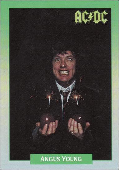 Rock Cards (Base Set) card 42 Angus Young