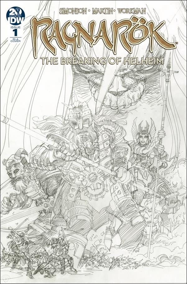 Ragnarok: The Breaking of Helheim issue 1-B Walter Simonson 1:10 Black & White Cover