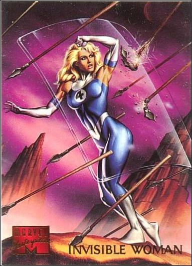 1995 Marvel Masterpieces (Base Set) card 49 Invisible Woman