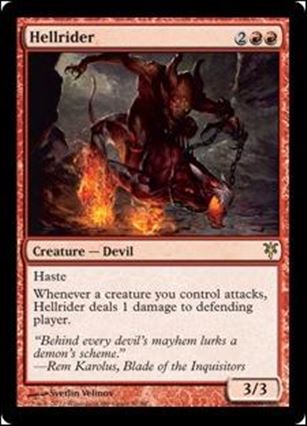 Magic the Gathering: Duel Decks: Sorin vs. Tibalt (Base Set) card 52 Hellrider
