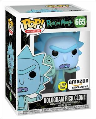 POP! Animation figure 665-B Hologram Rick Clone (GITD)