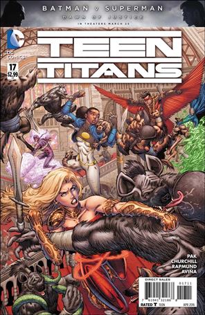 Teen Titans (2014) issue 17 Ian Churchill Cover