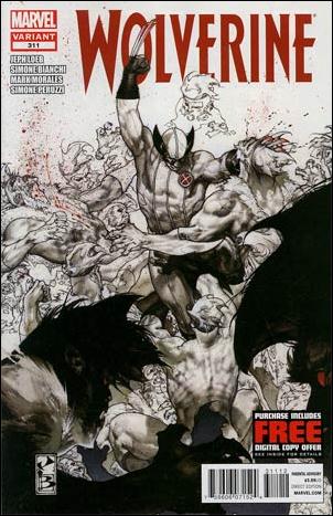 Wolverine (1988)  issue 311-C Simone Bianchi Sketch Cover (2nd Printing)