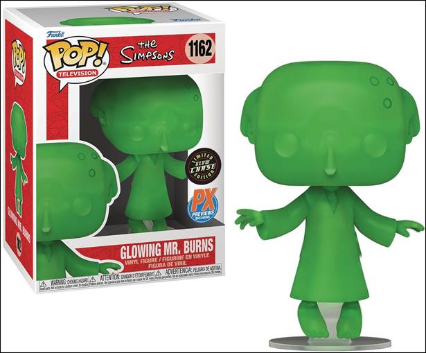 POP! Television figure 1162-B Glowing Mr. Burns