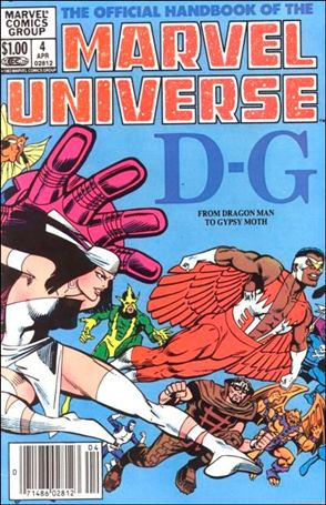 Official Handbook of the Marvel Universe (1983) issue 4-B Newsstand Edition