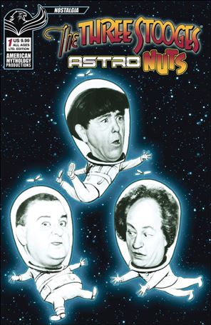 Three Stooges: Astro Nuts issue 1-C Black & White Photo Cover 1/350