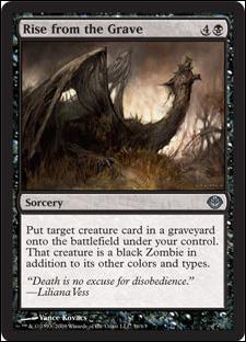 Magic the Gathering: Duel Decks: Garruk vs. Liliana (Base Set) card 56 Rise from the Grave