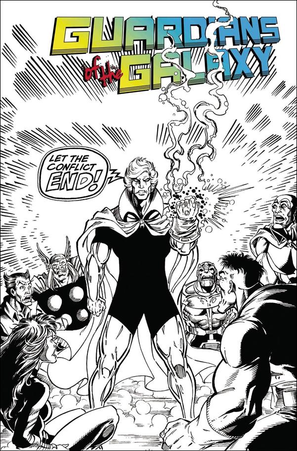 Guardians of the Galaxy (2017) issue 150-H Ron Lim 1:2000 Black and White Remastered Cover