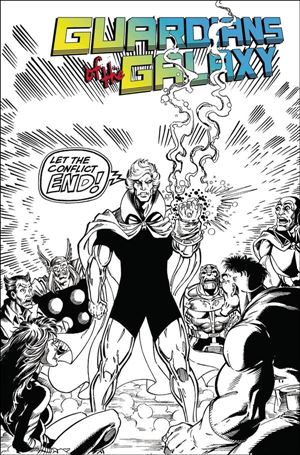Guardians of the Galaxy (2017) issue 150-H Ron Lim 1:2000 Black and White Remastered Cover