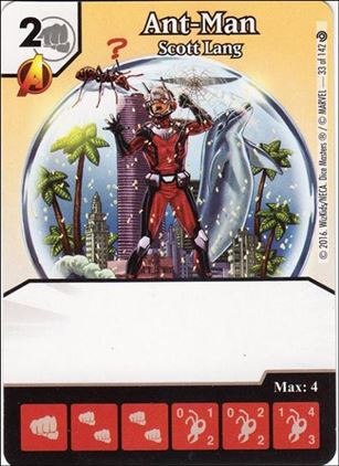 Marvel Dice Masters Civil War card 33 Ant-Man: Scott Lang