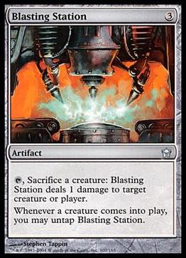 Magic the Gathering: Fifth Dawn (Base Set) card 107 Blasting Station