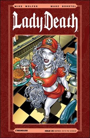 Lady Death (2010) issue 26-G Waitress Cover 1/750
