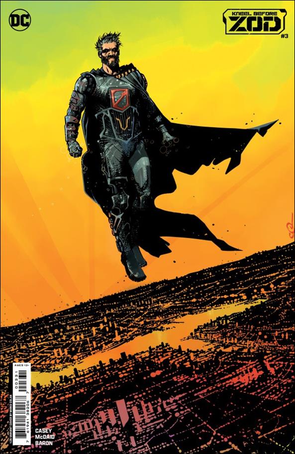 Kneel Before Zod issue 3-C Mirko Colak 1:25 Cardstock Cover