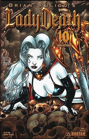 Brian Pulido's Lady Death #1 10th Anniversary issue 1-D Queen of the Dead Cover 1/1500