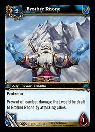 World of Warcraft: Through the Dark Portal (Base Set) card 157 Brother Rhone