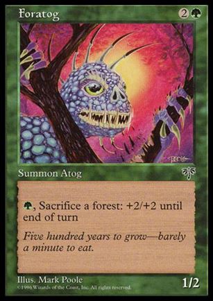 Magic the Gathering: Mirage (Base Set) card 217 Foratog