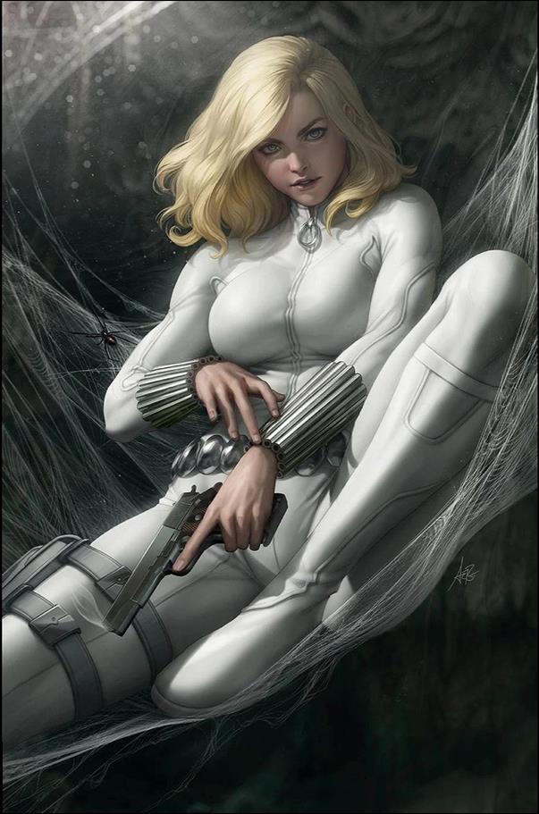 White Widow (2023) issue 1-H Stanley Artgerm Lau 1:100 Virgin Cover