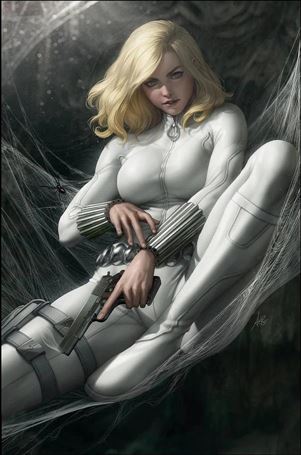 White Widow (2023) issue 1-H Stanley Artgerm Lau 1:100 Virgin Cover