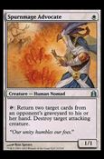 Magic the Gathering: Commander (Base Set) card 33 Spurnmage Advocate