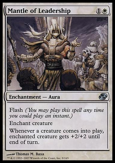 Magic the Gathering: Planar Chaos (Base Set) card 9 Mantle of Leadership
