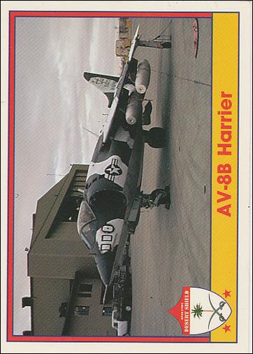 Operation Desert Shield (Base Set) card 110 AV-8B Harrier