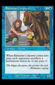 Magic the Gathering: Mercadian Masques (Base Set) card 93 Rishadan Cutpurse