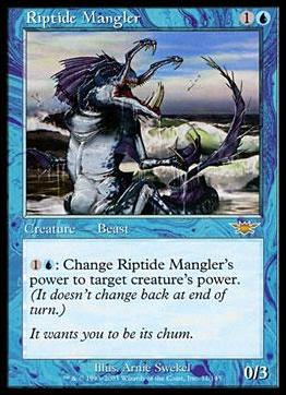 Magic the Gathering: Legions (Base Set) card 51 Riptide Mangler