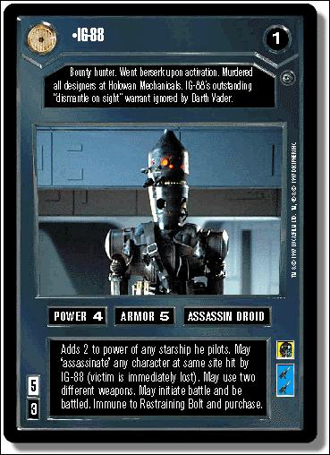 Star Wars: Dagobah Limited (Base Set) card 5 IG-88