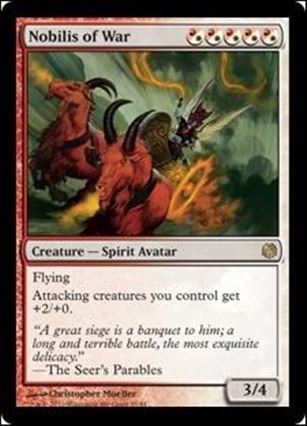 Magic the Gathering: Duel Decks: Heroes vs. Monsters (Base Set) card 15 Nobilis of War