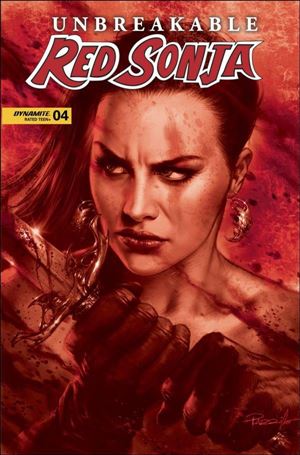 Unbreakable Red Sonja issue 4-G Lucio Parrillo 1:10 Tint Cover