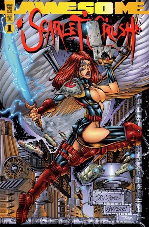 Scarlet Crush issue 1-B John Stinsman Wraparound Cover