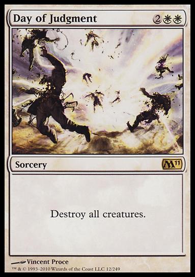 Magic the Gathering: 2011 Core Set (Base Set) card 12 Day of Judgment