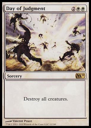 Magic the Gathering: 2011 Core Set (Base Set) card 12 Day of Judgment