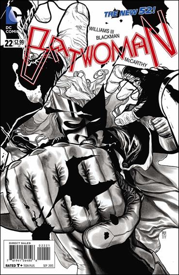 Batwoman (2011) issue 22-B 1:25 Black and White Cover