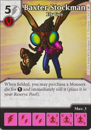 Dice Masters Teenage Mutant Ninja Turtles  card 6 Baxter Stockman - Fly Guy