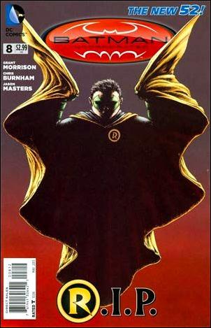 Batman Incorporated (2012) issue 8-F Robin R.I.P. Cover (2nd Printing)