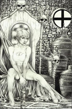 Nyx (2021) issue 8-H Geebo Vigonte 1:7 Black & White Virgin Cover