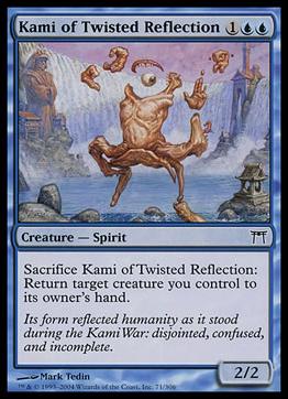 Magic the Gathering: Champions of Kamigawa (Base Set) card 71 Kami of Twisted Reflection