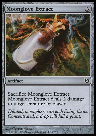 Magic the Gathering: Duel Decks: Elspeth vs. Tezzeret (Base Set) card 67 Moonglove Extract