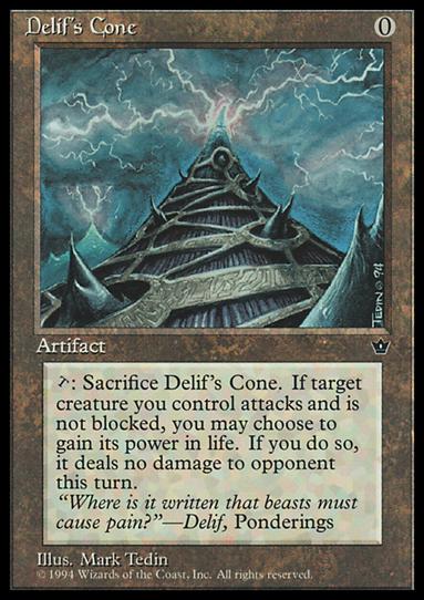 Magic the Gathering: Fallen Empires (Base Set) card 84 Delif's Cone